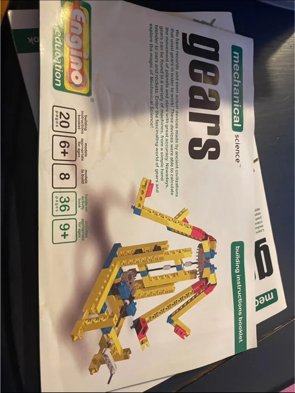 Yellow and Blue Construction Building Block Set - Kids Toys